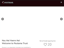 Tablet Screenshot of poutama.co.nz